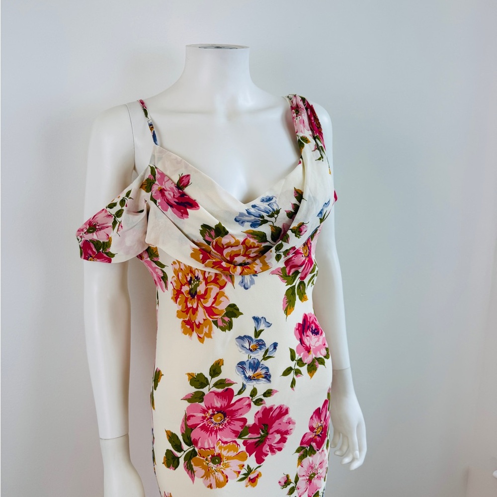 Reformation Floral Cowl Neck Maxi Dress - Picture 5 of 9